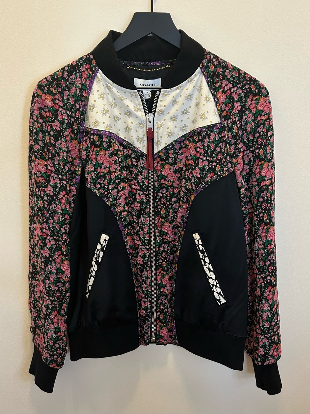 NWT Coach Raglan Varsity Jacket
